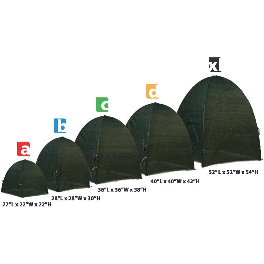 Winter Shrub Protector Cover - with Frame, 22" x 22" x 22"