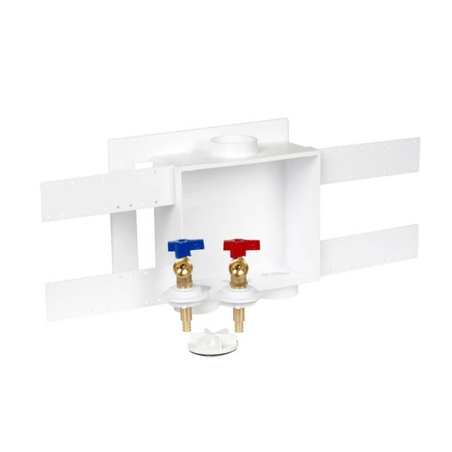 Quadtro Washing Machine Outlet Box - with PEX Valve Connection