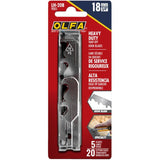 5 Pack 18mm SnapOff Hook Utility Blades