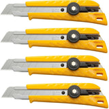 Heavy Duty Snap-Off Blade Utility Knife - 18mm, 4 Pack