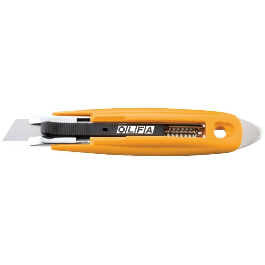 Self Retracting Utility Knife - with Tape Slitter