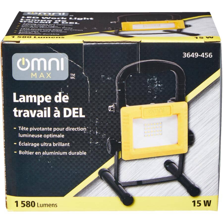 15 Watt LED Work Light - with Tripod Stand