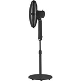 16" AC Pedestal Fan - with Remote, Black