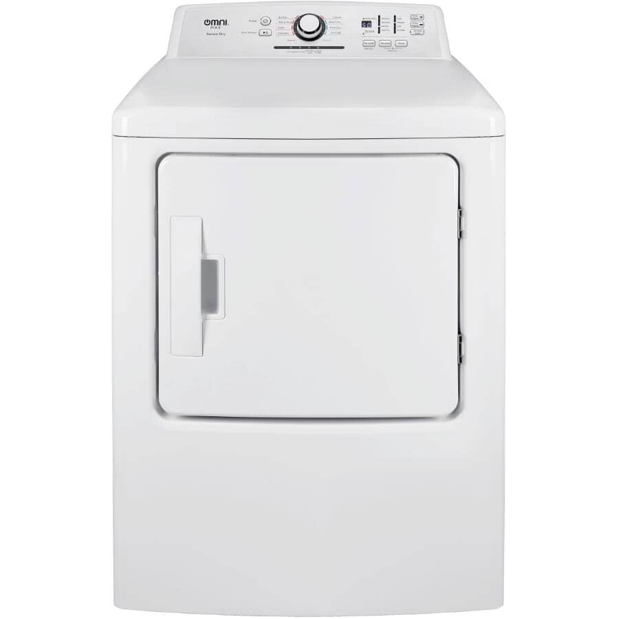 27" 6.7 cu. ft. Electric Front Load Dryer (CLADE67W) - White