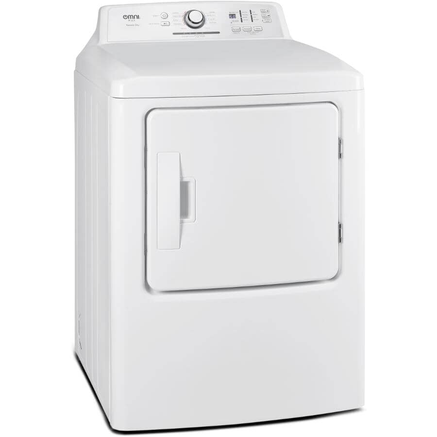 27" 6.7 cu. ft. Electric Front Load Dryer (CLADE67W) - White