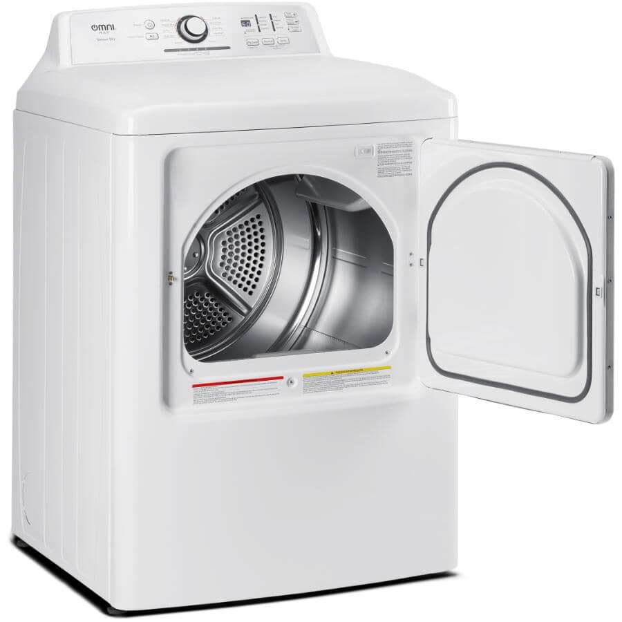 27" 6.7 cu. ft. Electric Front Load Dryer (CLADE67W) - White