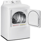 27" 6.7 cu. ft. Electric Front Load Dryer (CLADE67W) - White