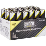 LR03 Alkaline AAA Batteries, 24 Pack