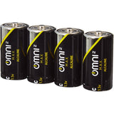 LR14 Alkaline C Batteries, 4 Pack
