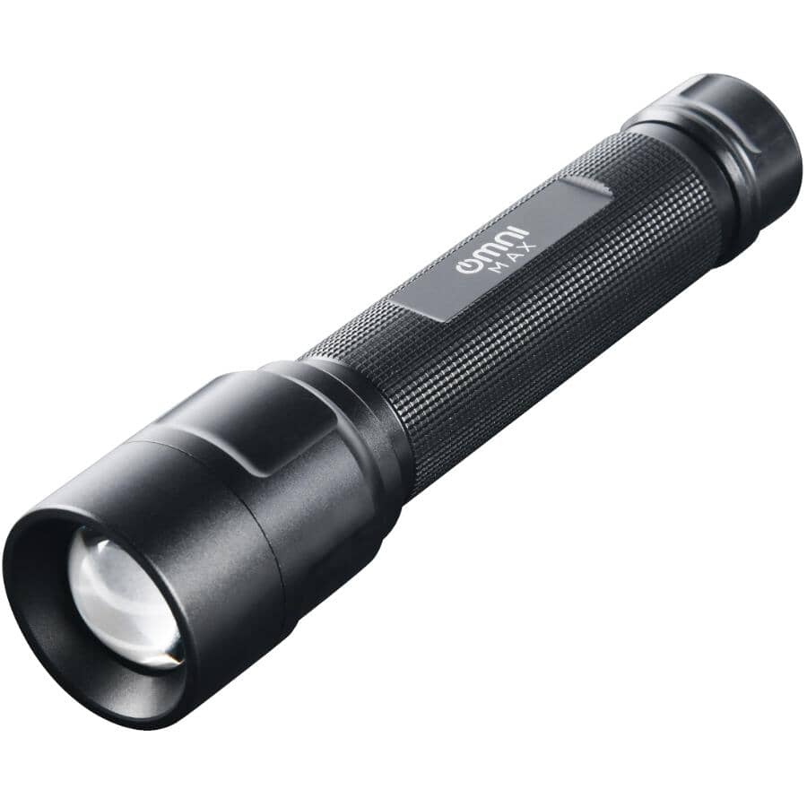 Multi-Functional LED Aluminum Flashlight with 6 AAA Batteries
