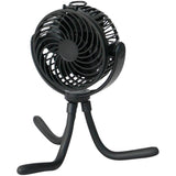 On-the-Go USB Rechargeable Flex Fan - Black