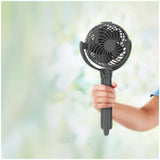 On-the-Go USB Rechargeable Flex Fan - Black