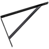 10" x 16" Heavy Duty Black Shelf Bracket