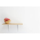 12" x 14" White Shelf Bracket