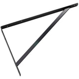 13" x 20" Heavy Duty Black Shelf Bracket