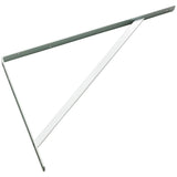 13" x 20" Heavy Duty White Shelf Bracket