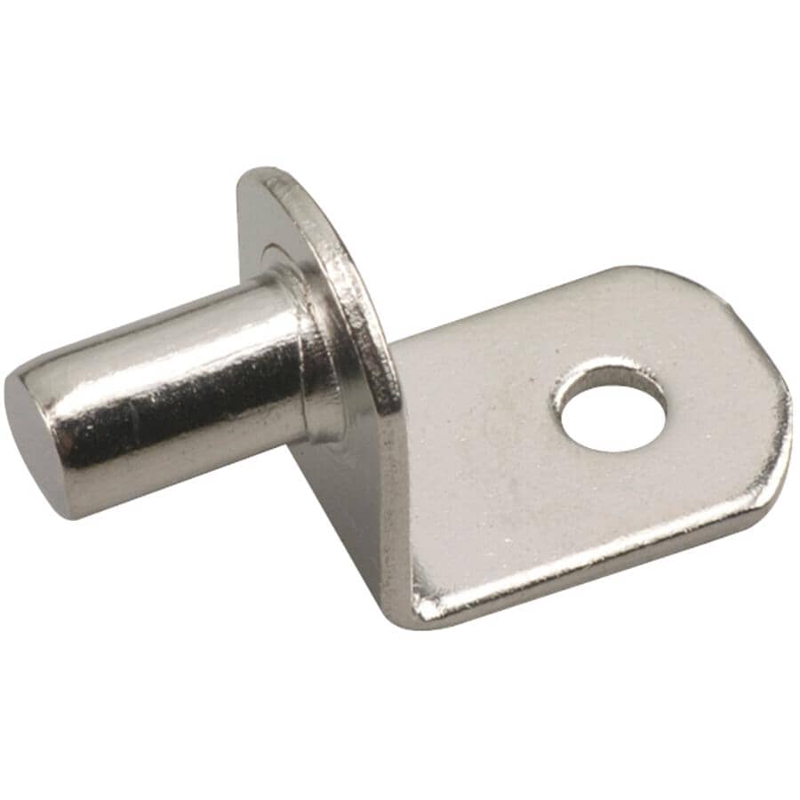 1/4" Nickel Angled Shelf Supports - 8 Pack