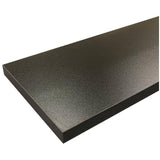 36" x 9.25" x 1" Black Floating Shelf