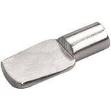 5 mm Nickel Straight Shelf Supports - 8 Pack