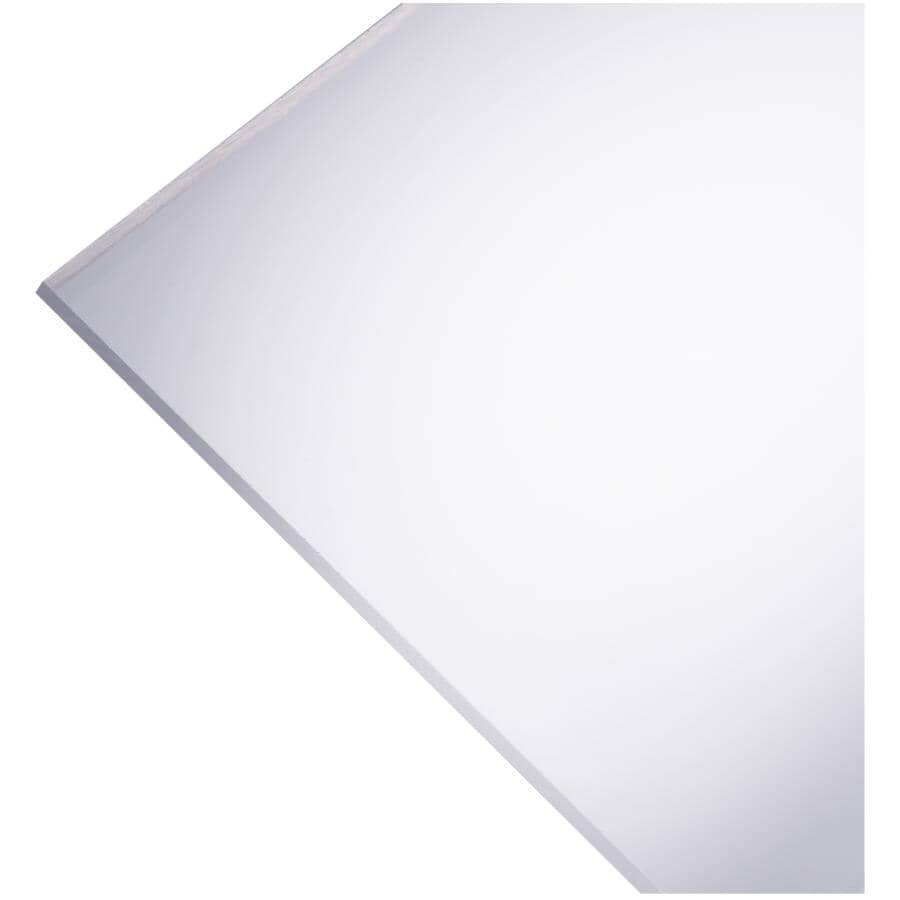.080" x 30" x 60" Clear Acrylic Sheet