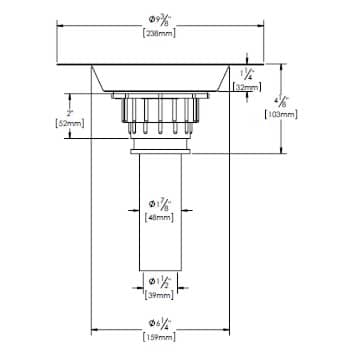 Drain Kit for Freestanding Bathtubs
