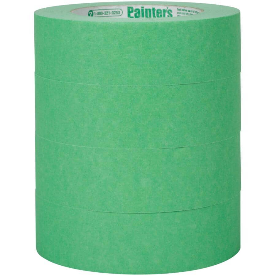 Green Painter's Masking Tape - 36 mm x 55 m, 4 Pack