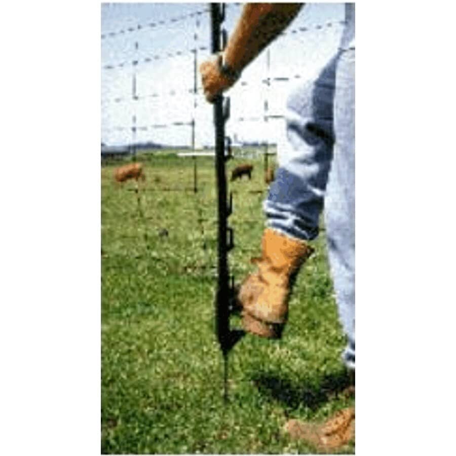 Bigfoot Poly Step-In Post - Black, 48"