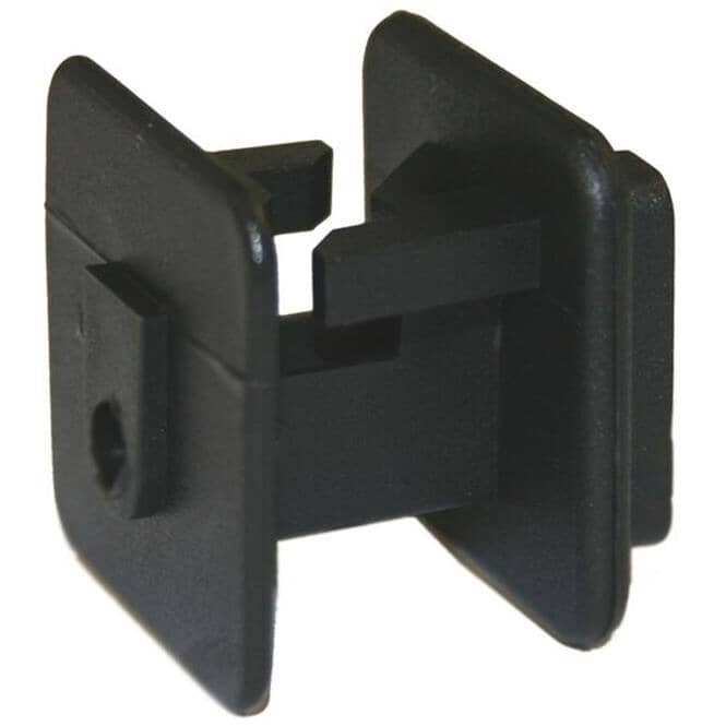 Wood Post Insulator for Wire - Black, 25 Pack