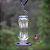 Starglow Vintage Glass Hummingbird Feeder - Clear, 16 oz