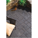 2" x 15-3/4" x 15-3/4" Quadral Charcoal Patio Stone Slab - Shadow Blend