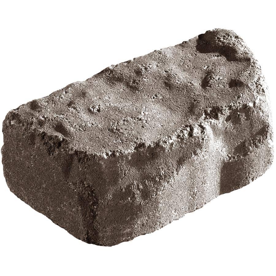 3" x 5" x 9" Beige and Black Mini Beltis Retaining Wall Stone