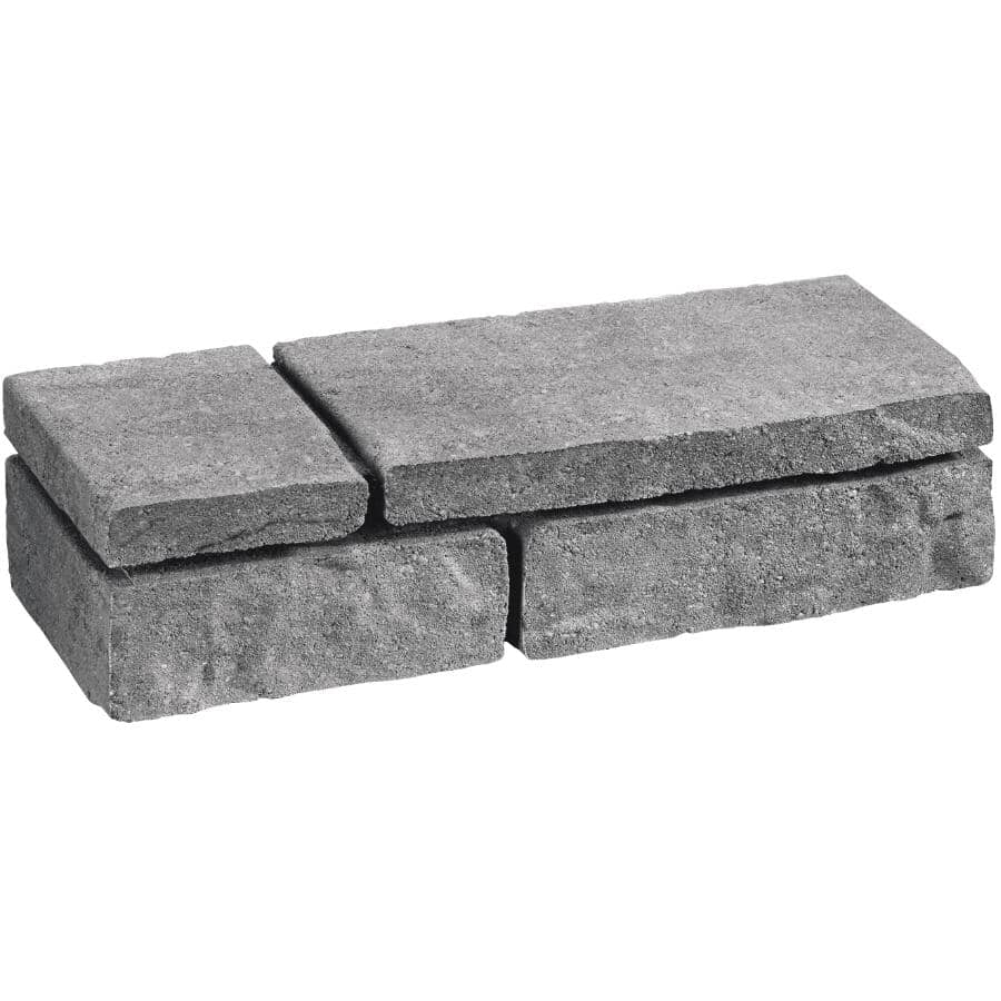 4" x 5-3/4" x 16" Townsend Shadow Blend Retaining Wall Stone