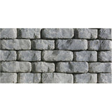 4" x 7" x 11-1/2" Beltis Grey and Charcoal Retaining Wall Stone - Shadow Blend