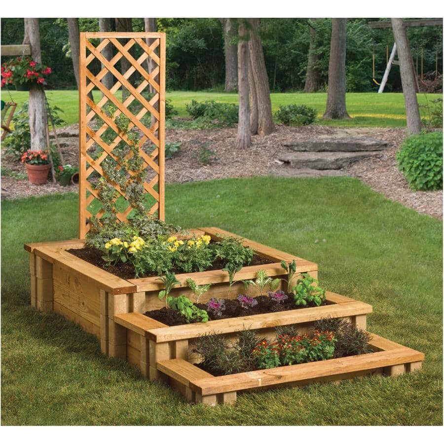 8" x 8" x 6" Tan Planter Wall Block