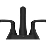 Rancho 2 Handle Centerset Lavatory Faucet - Matte Black