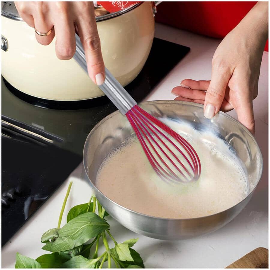 3 Piece Mini Silicone Baking Tool Set - Red