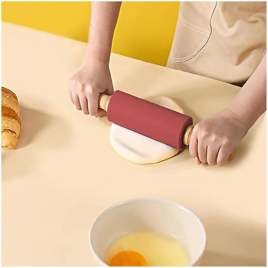 3 Piece Mini Silicone Baking Tool Set - Red