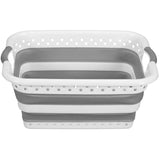Collapsible Rectangular Laundry Basket - 39 L