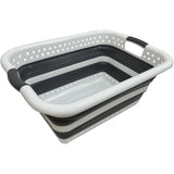 Collapsible Rectangular Laundry Basket - 39 L