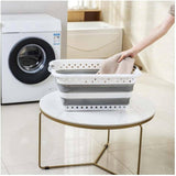 Collapsible Rectangular Laundry Basket - 39 L