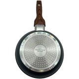 Grove Non-Stick Frypan with Wood Handle - Smoked Grey, 8"/20cm