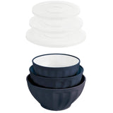 Plastic Mixing Bowl Set with Lids - 6 Piece