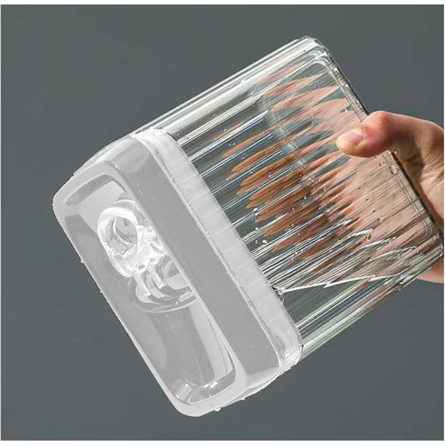 Plastic Rectangular Storage Airtight Container with Lid - 1,500 ml