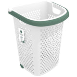 Rolling Laundry Hamper - White, 60 L