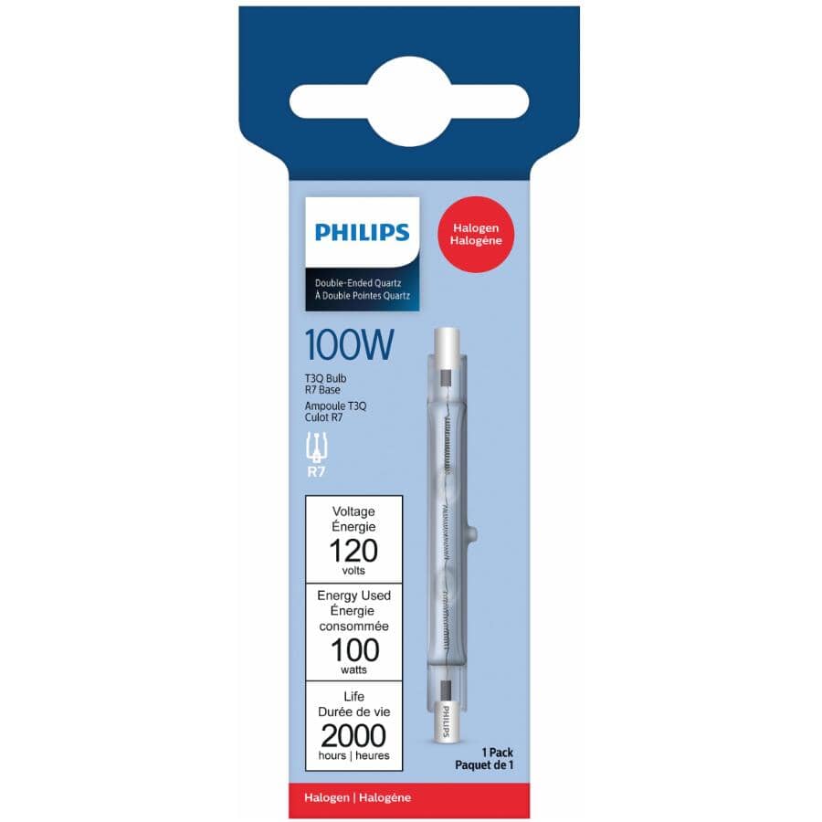 100W T3 R.S.C. Base Halogen Light Bulb - 79mm