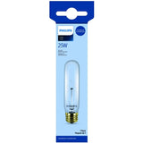 25W T10 Medium Base Clear Appliance Light bulb