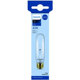 40W T10 Medium Base Clear Appliance Light Bulb