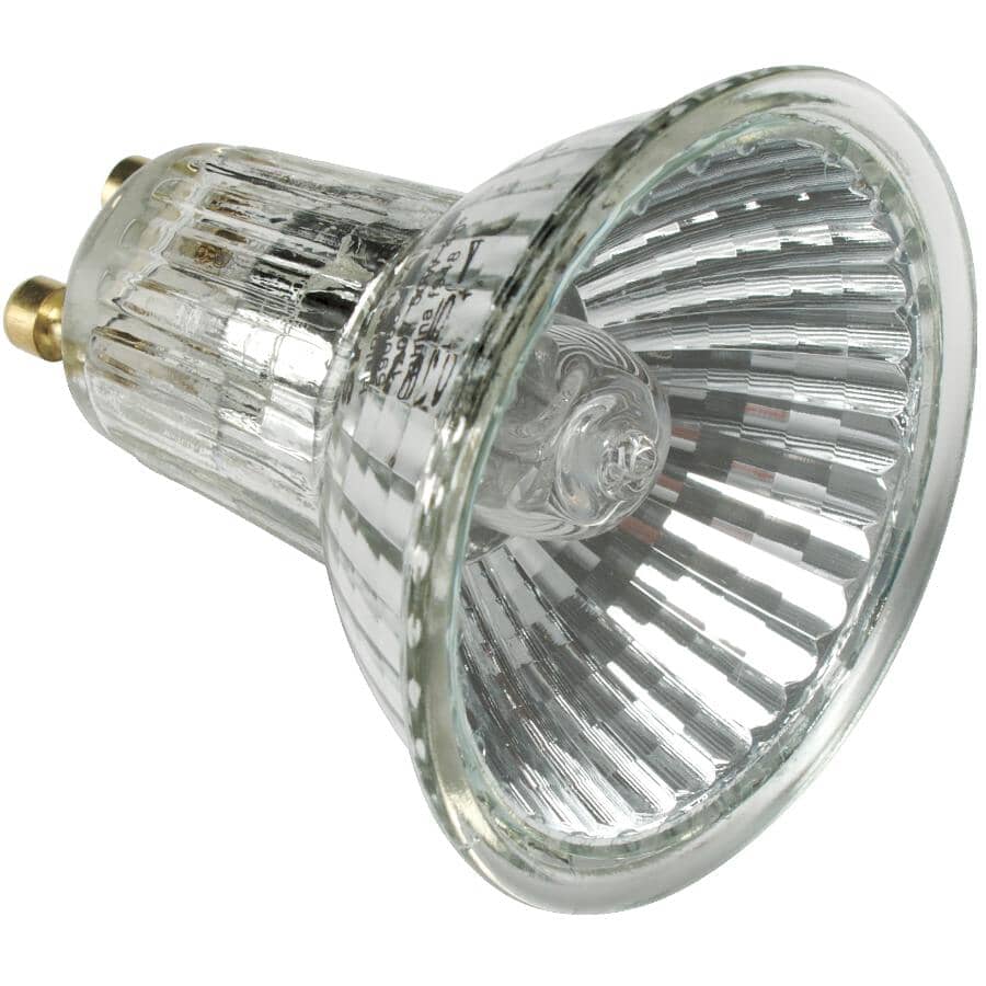 50W MR16 GU10 Base Halogen Flood Light Bulbs - 6 Pack