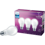 8W A19 Medium Base Daylight Dimmable LED Light Bulbs - 3 Pack