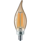 4.5W E12 Candelabra Base Dimmable Vintage Amber LED Light Bulb